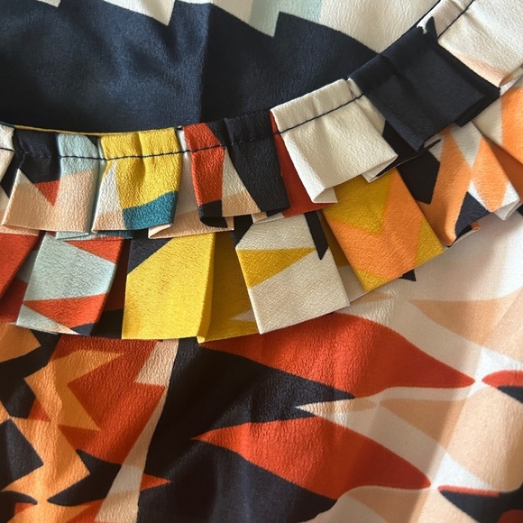 EUC like new size M colorful geometric print sleeveless dress. Runs small - Picture 7 of 9